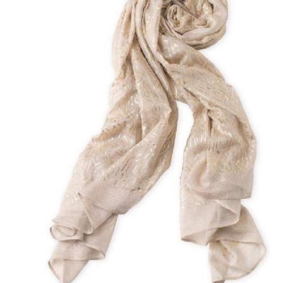 Stella & Dot Westwood scarf in original bag gold - Picture 4 of 5